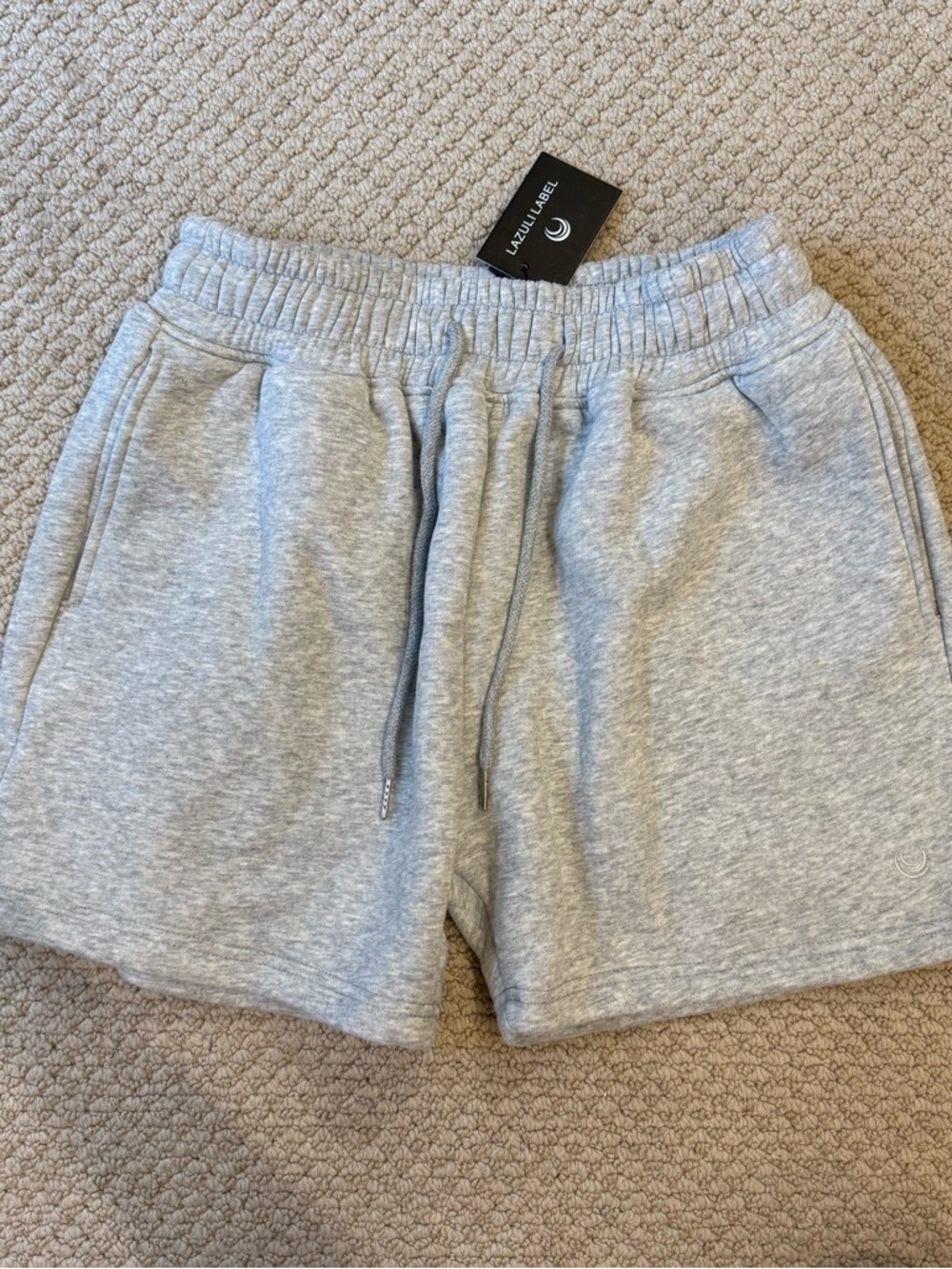 Lazuli Label grey sweat shorts